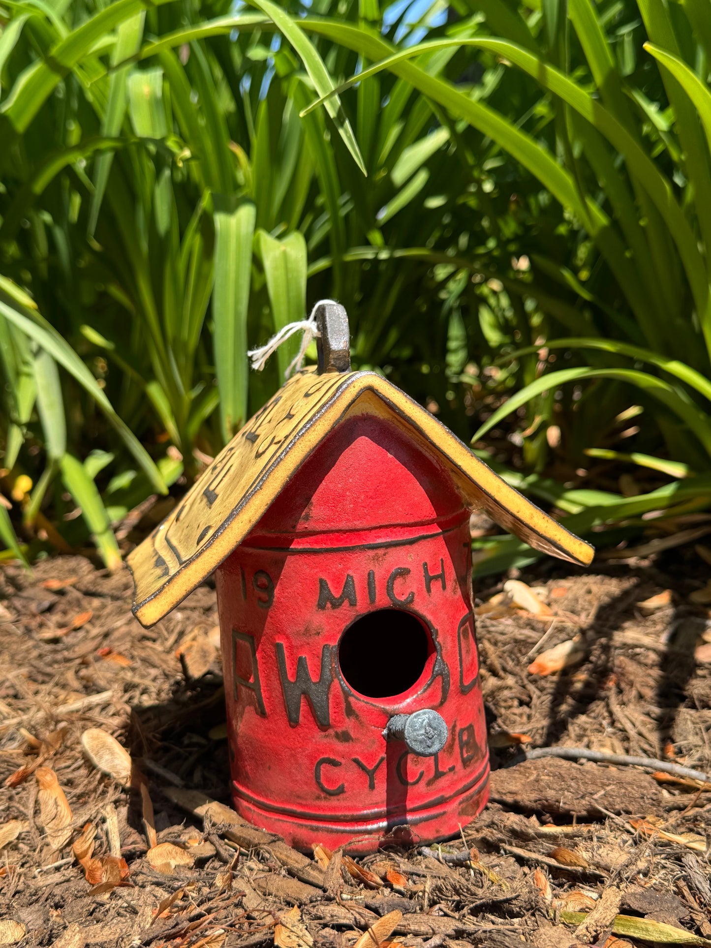 Small Ceramic Birdhouse
