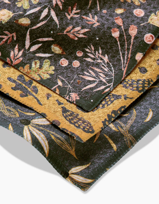 Geometry Autumn Harvest Dishcloth Set