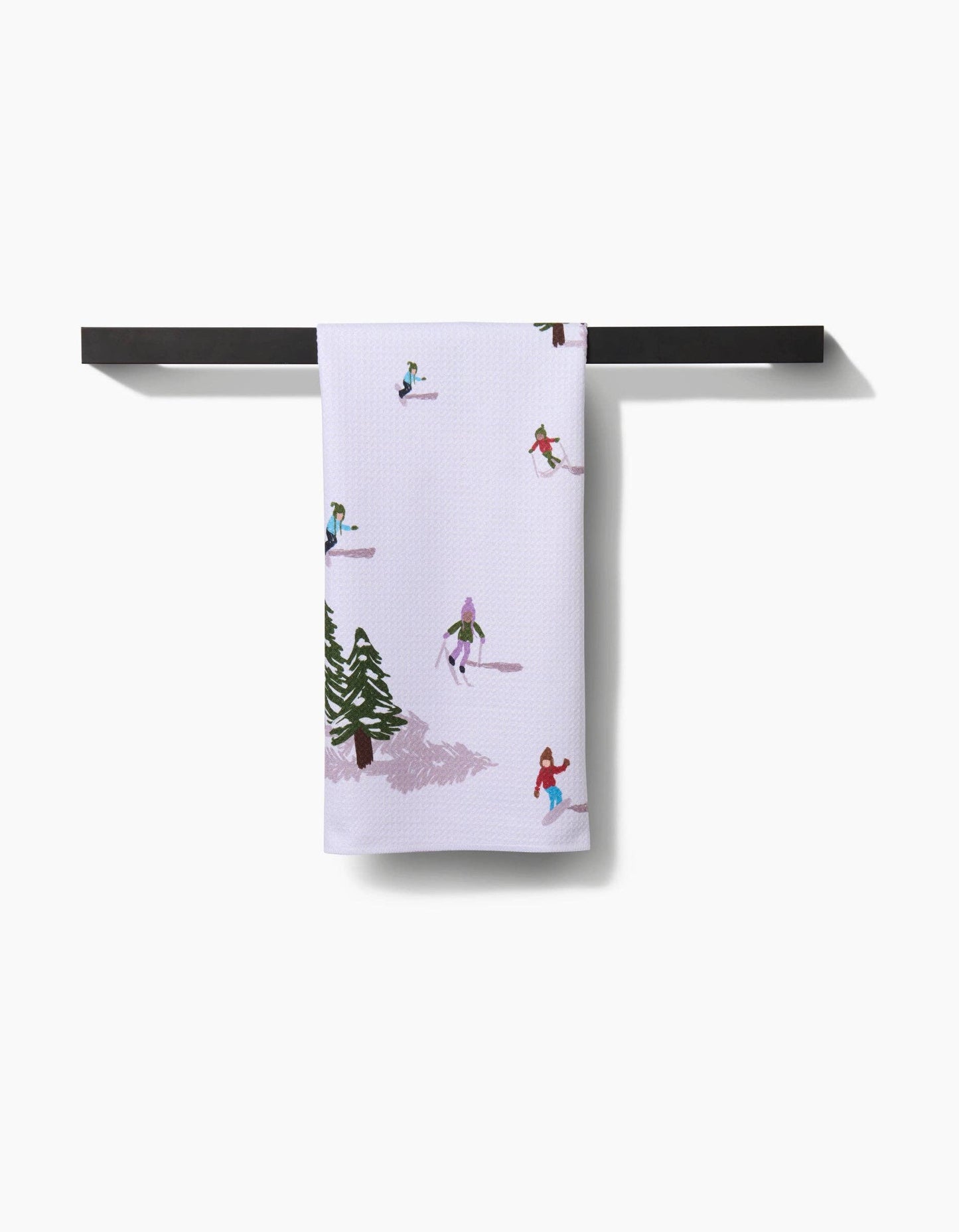 Geometry Winter Ski Tea Towel