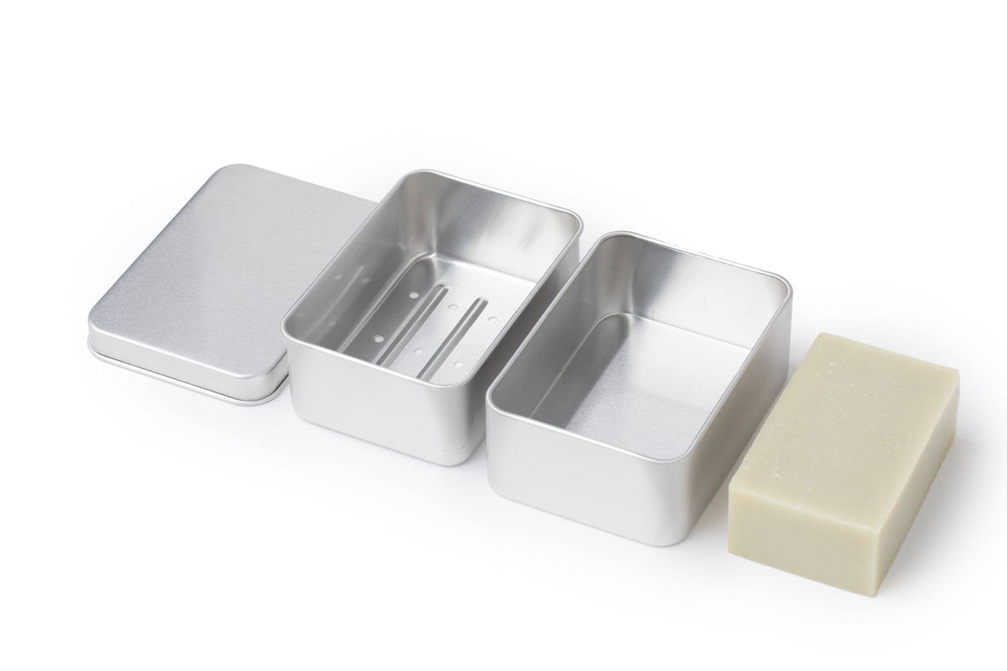 Aluminum Soap Travel Tin