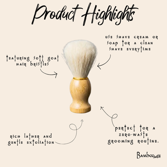 Natural Bristle Shave Brush