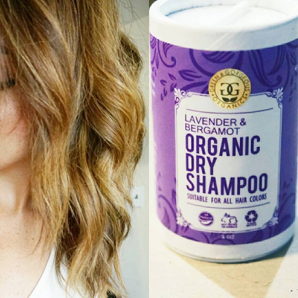 Organic Dry Shampoo Powder Lavender and Bergamot - 1oz