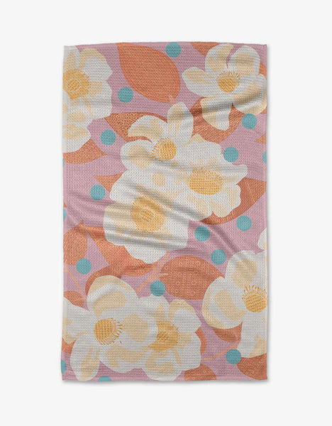 Geometry Georgia Rose Tea Towel