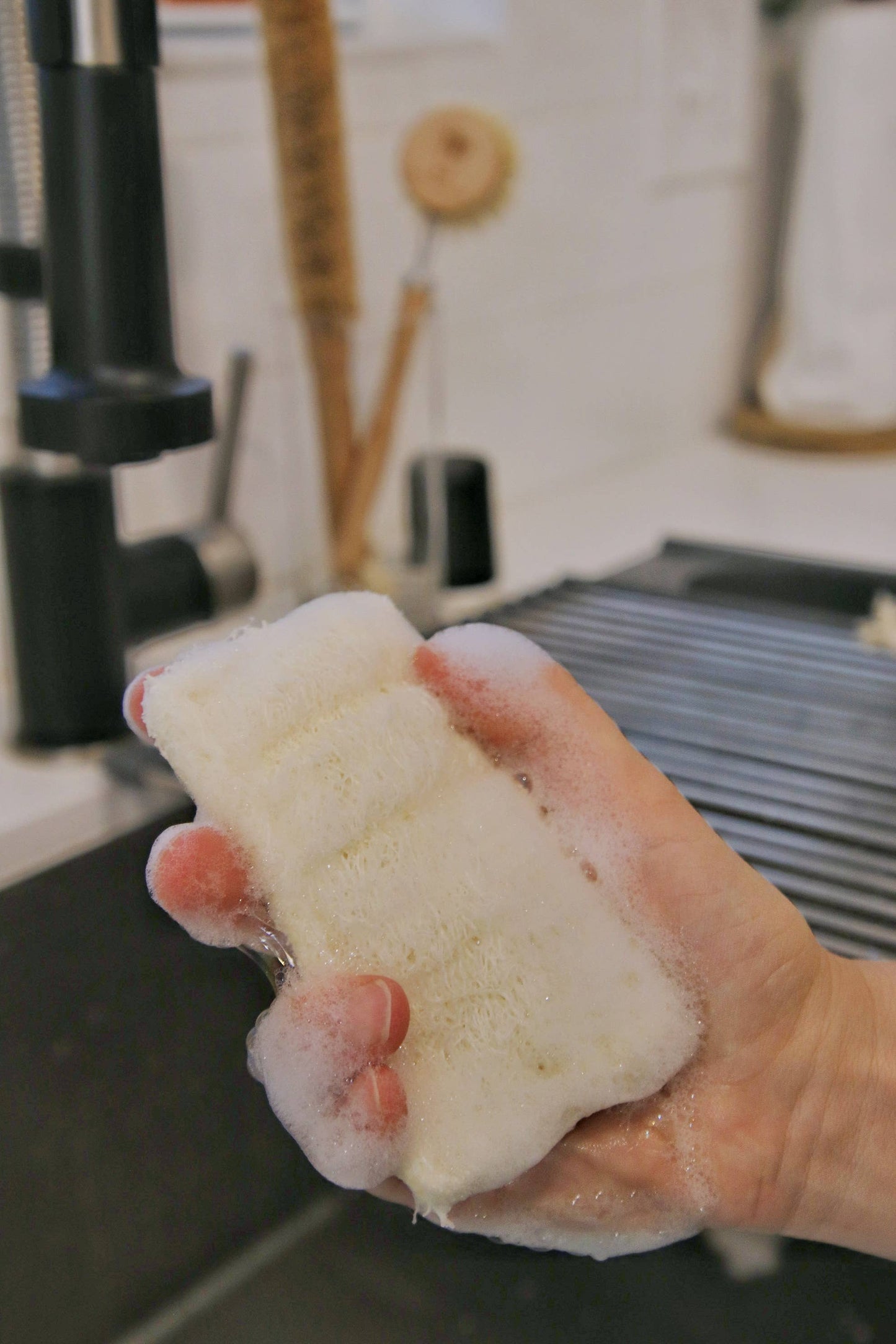Compostable Loofah Sponge - Single