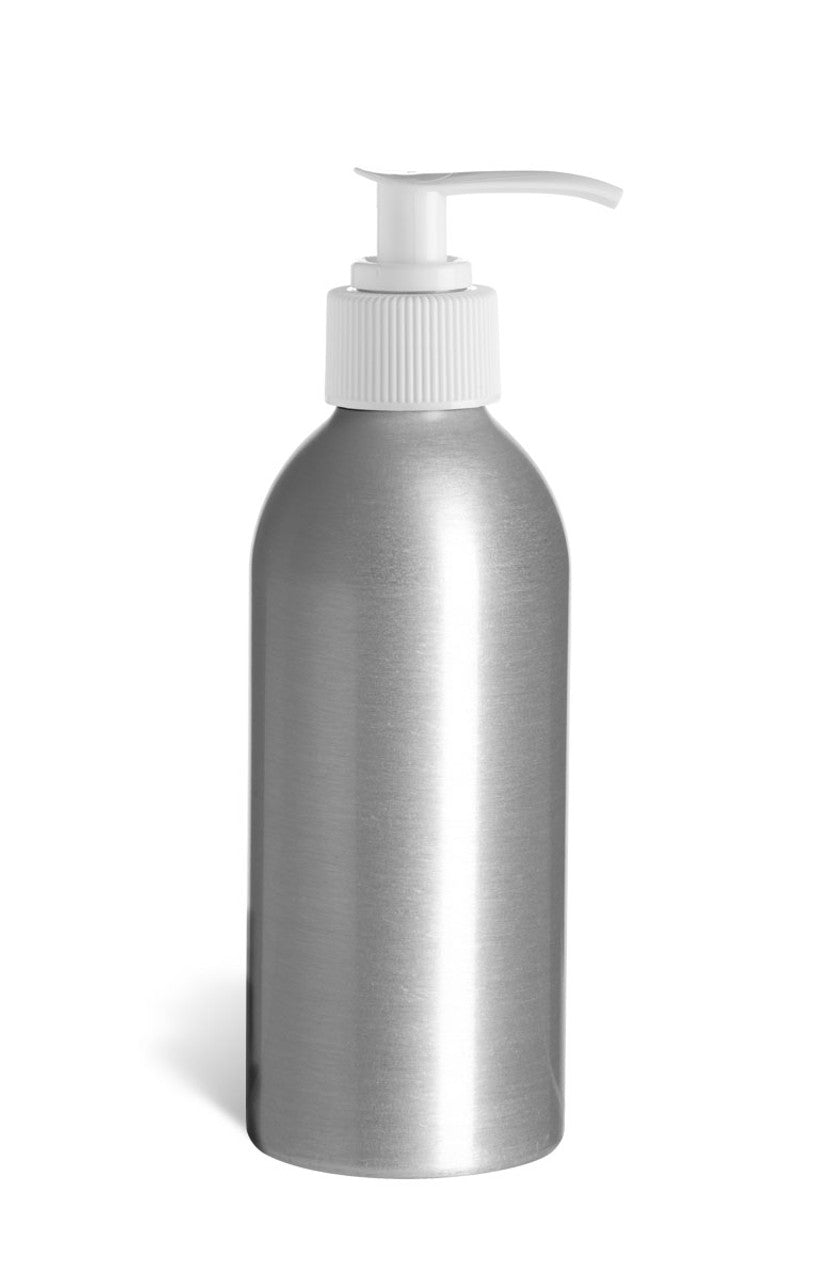 8 oz. Aluminum Pump Bottle (1.5 oz. Tare)