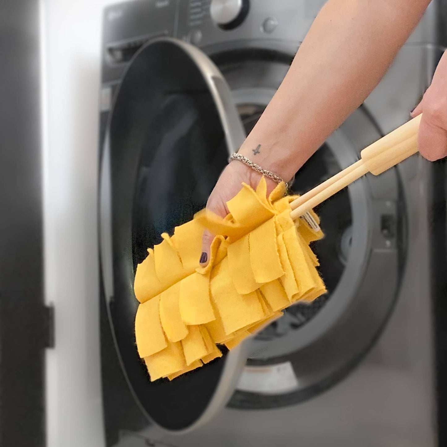 Organic Cotton Fleece Washable Dusters (Cloud Grey)