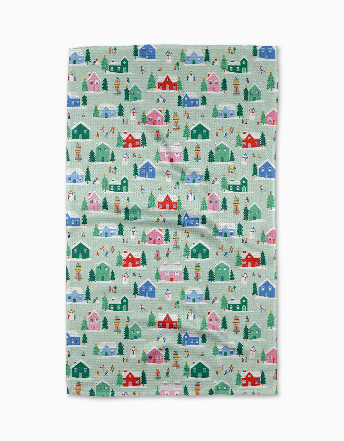 Geometry Winter Magic Tea Towel