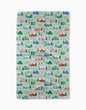 Geometry Winter Magic Tea Towel