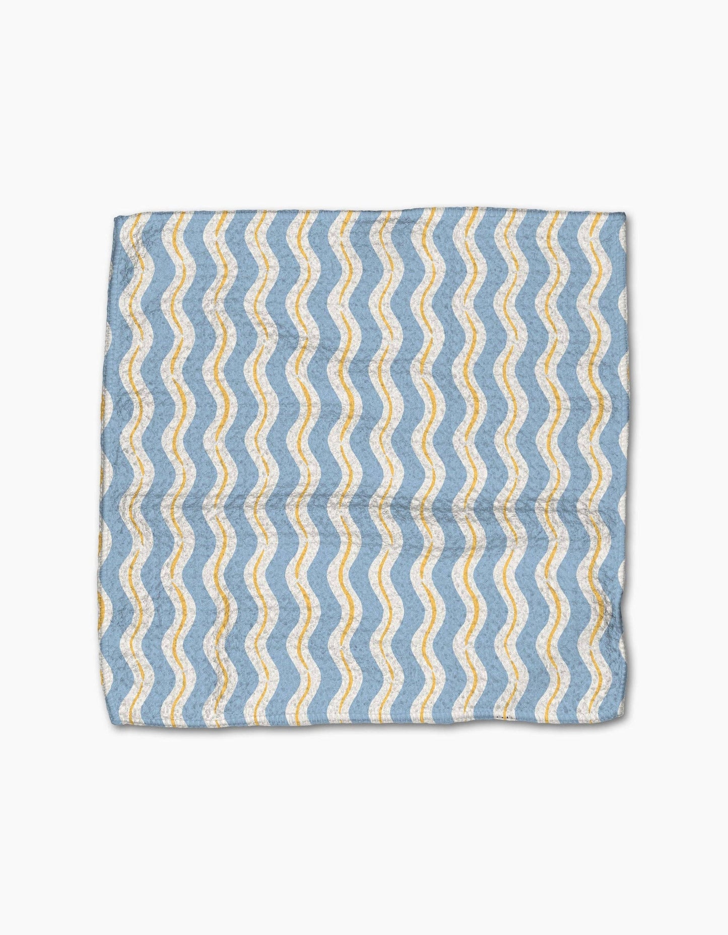 Geometry Lemon Waves Dishcloth Set