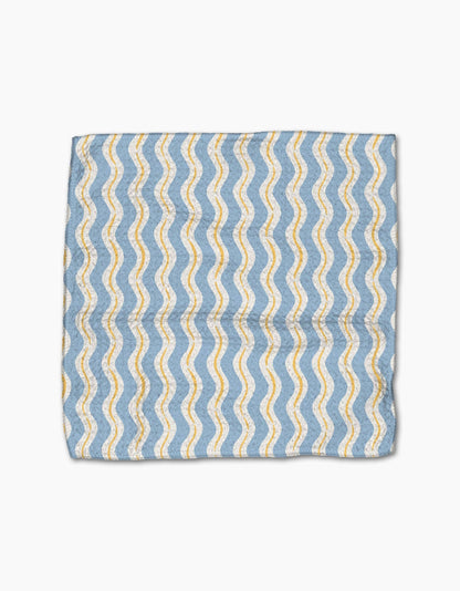 Geometry Lemon Waves Dishcloth Set