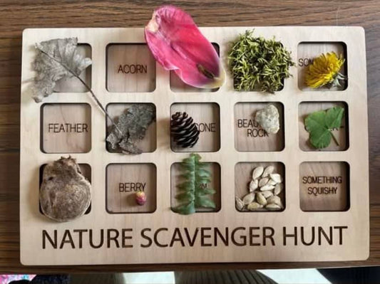 Nature Scavenger Hunt Board