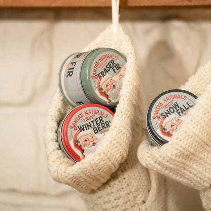 Santa's Naturals Christmas Candle 3.5oz Mini Sampler Trio