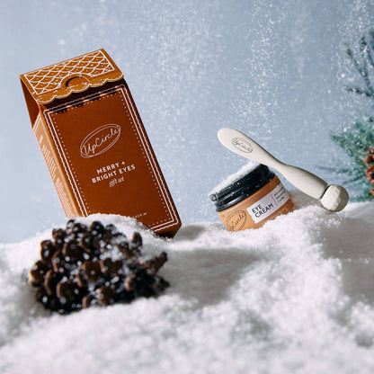 'Merry + Bright Eyes' Gingerbread Christmas Holiday Gift Set