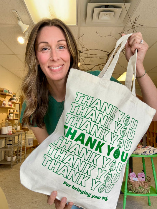 ‘Thank You’ Recycled Cotton Tote Bag