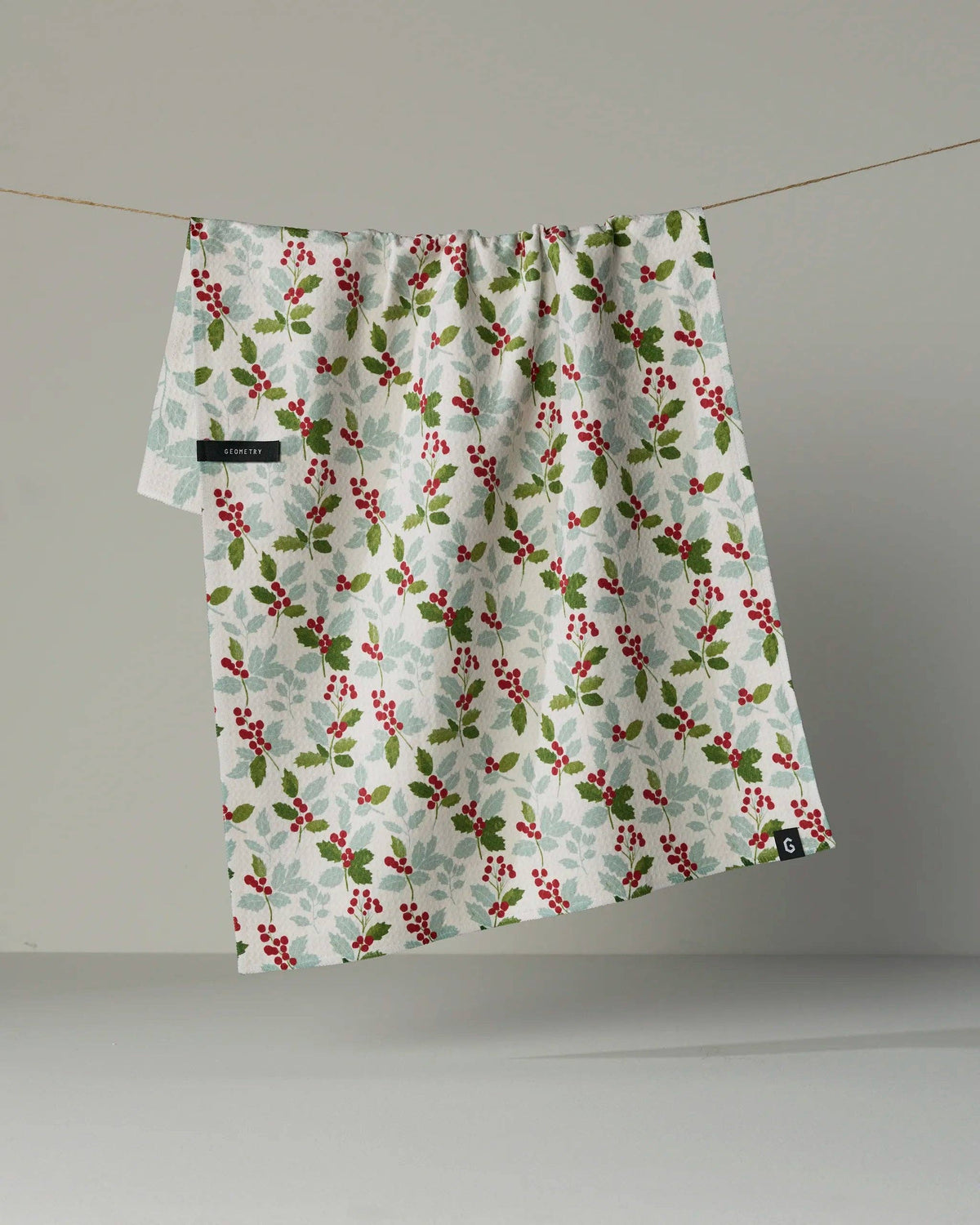 Geometry Holly Lane Luxe Kitchen Towel