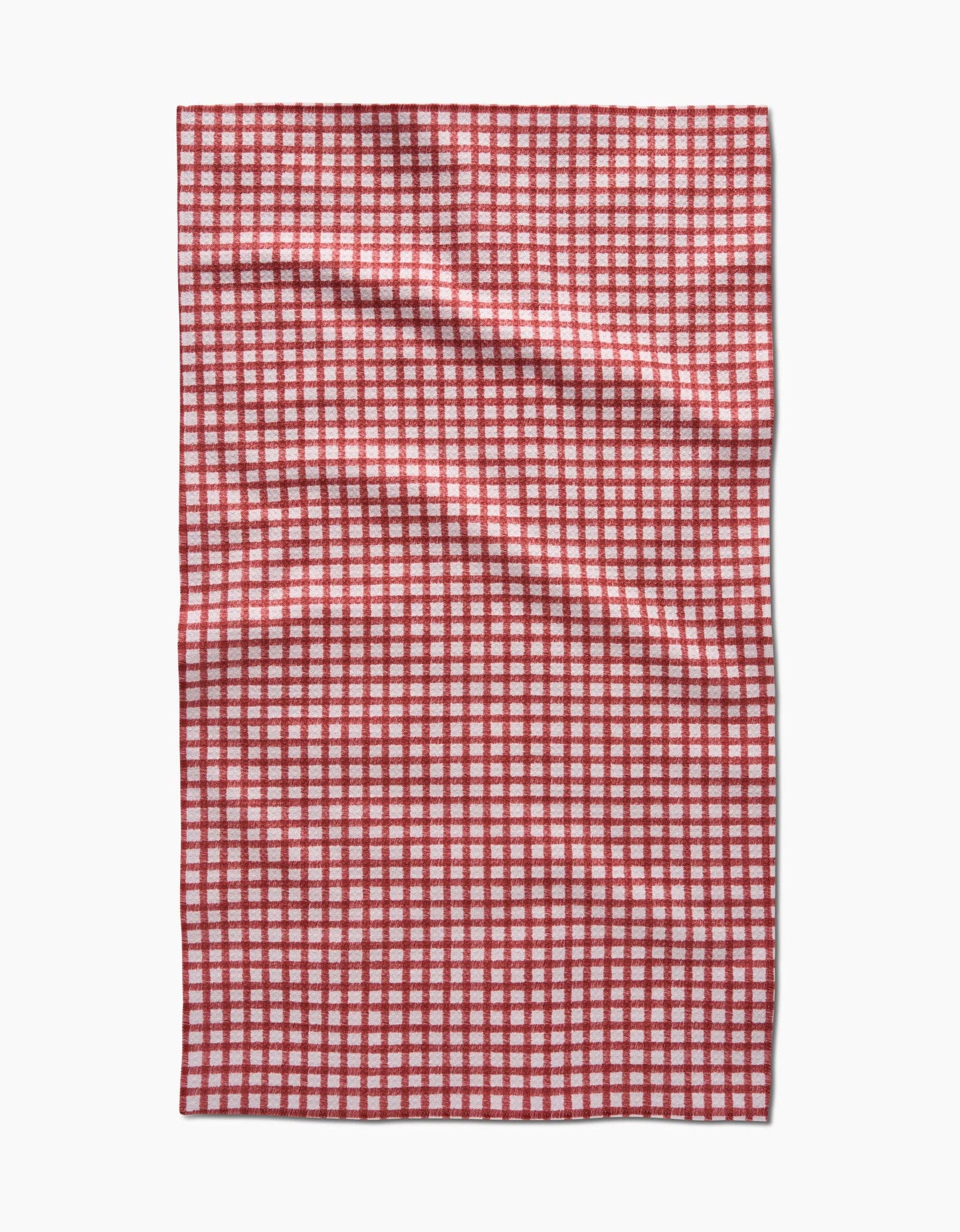 Geometry Fireside Plaid Tea Towel