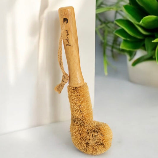 Small Bamboo Bottle Cleaning Brush