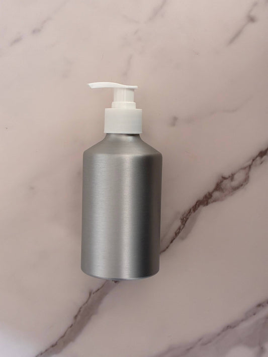 12 oz. Aluminum Pump Bottle (2.2 oz Tare)