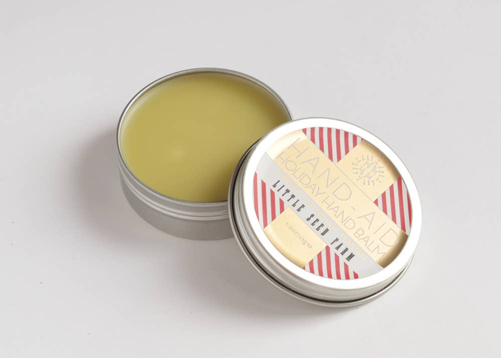 Little Seed Farm Holiday Hand-Aid Tin