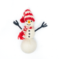 Felt Wool Holiday Snowman Eco Ornament - Frosty Snowman