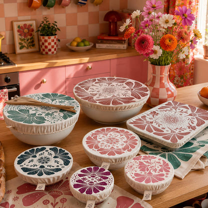 Halo Dish & Casserole Cover Rectangle | Retrobloom Print
