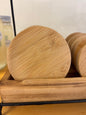 Bamboo Mason Jar Lid