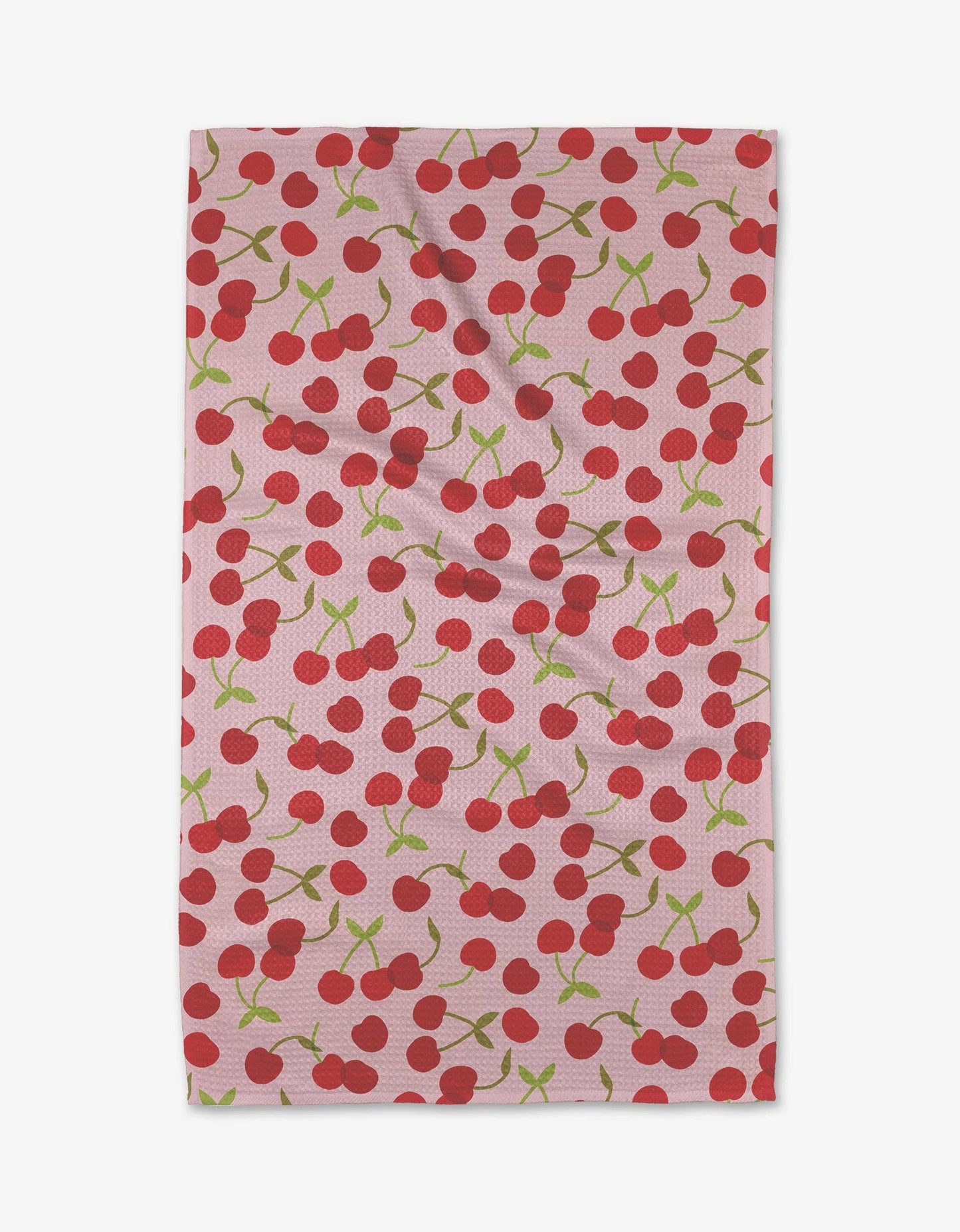 Geometry Cherry Cherries Kitchen Tea Towel