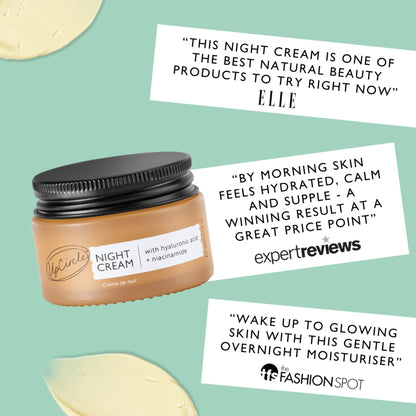 Anti-Ageing Night Cream with Hyaluronic Acid + Niacinamide