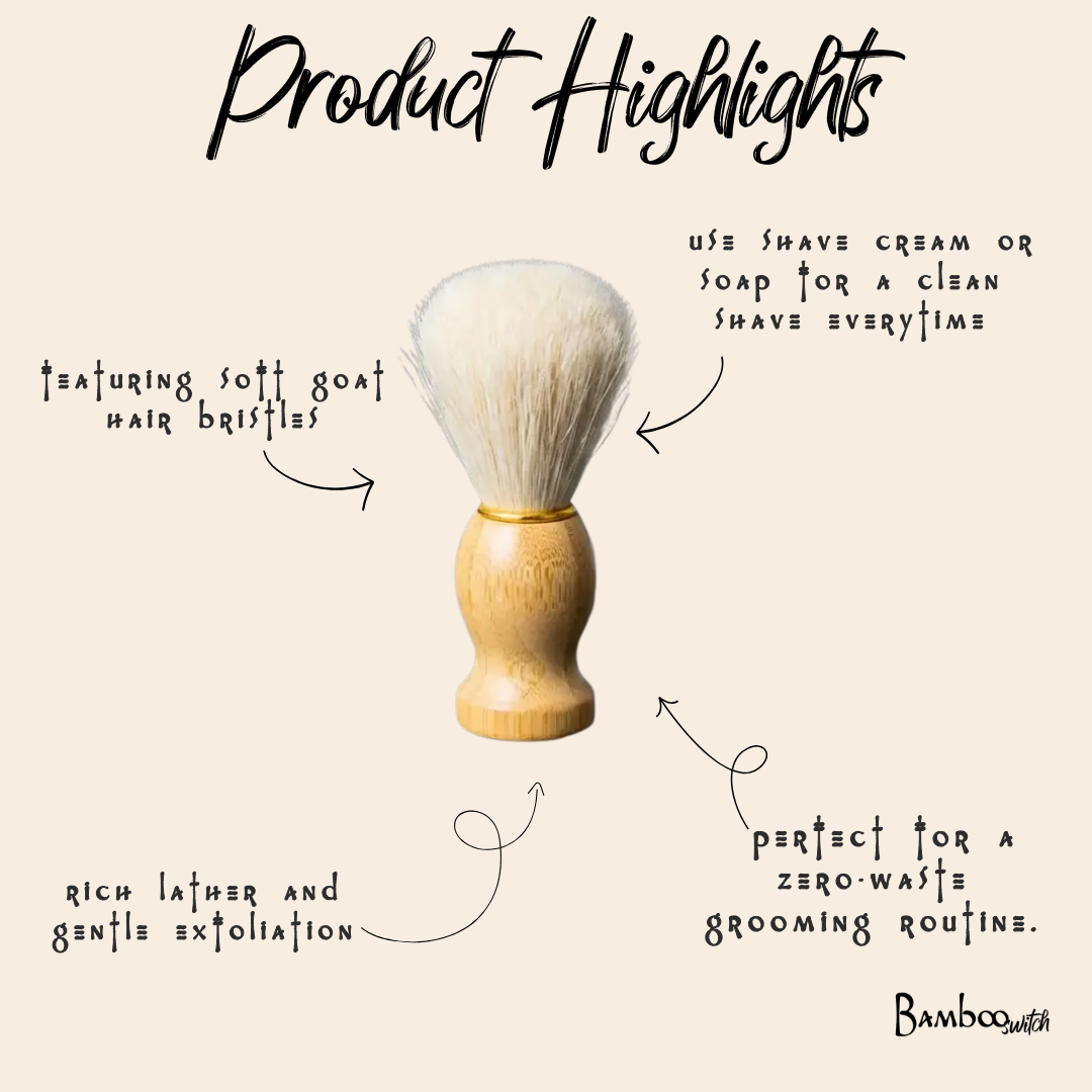 Natural Bristle Shave Brush
