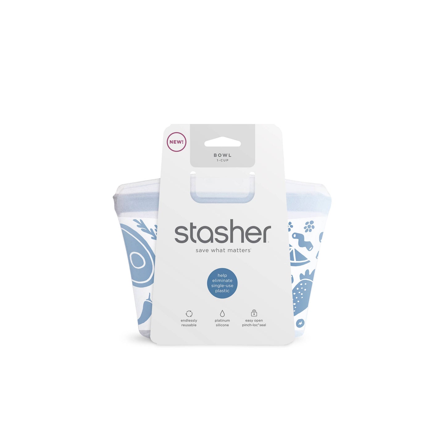 Stasher Bowl (1 Cup)