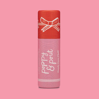 Limited Edition - Poppy & Pout Candy Cane Fluff Lip Balm