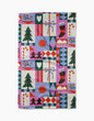 Geometry Christmas Quilt Tea Towel