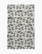 Geometry Painted Spring Flowers Kitchen Tea Towel