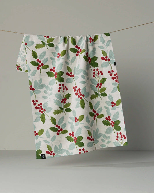 Geometry Holly Lane Luxe Kitchen Towel