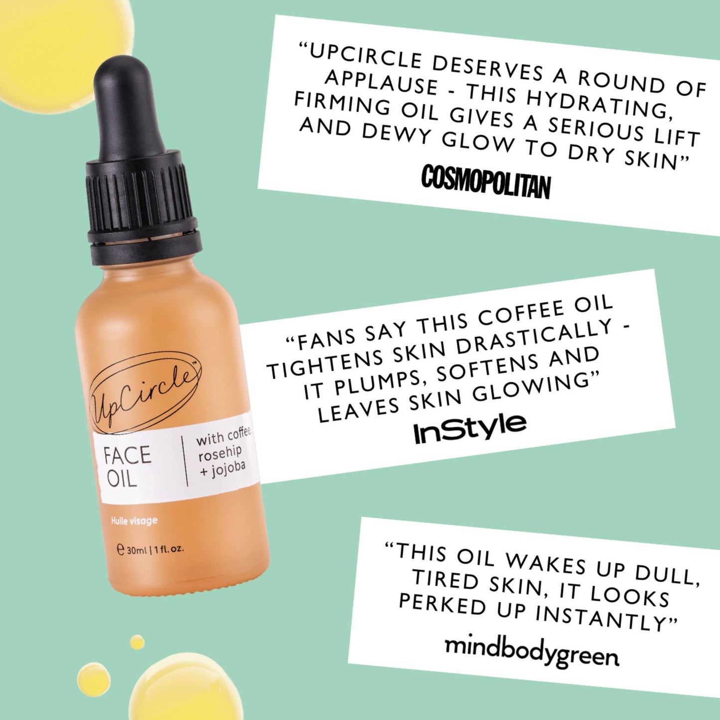 Organic Coffee + Rosehip Face Oil