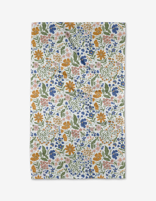 Geometry Cottage Meadow Pastel Tea Towel
