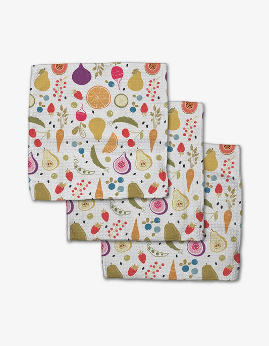 Geometry Farmers Market Dishcloth Set