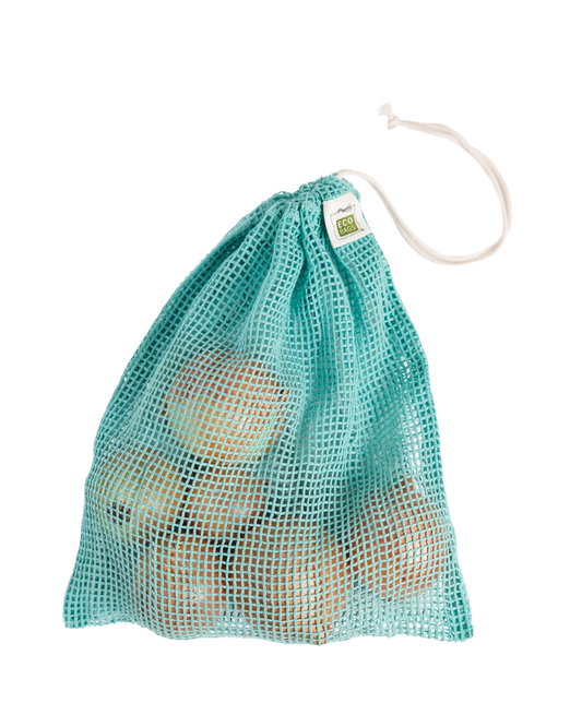 Medium Reusable Produce Bag - Washed Blue