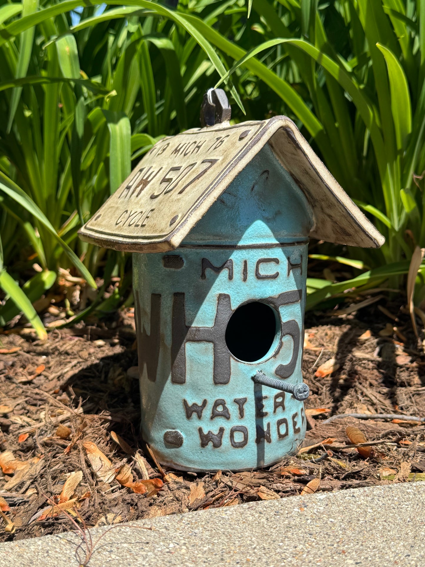 Large Ceramic Birdhouse