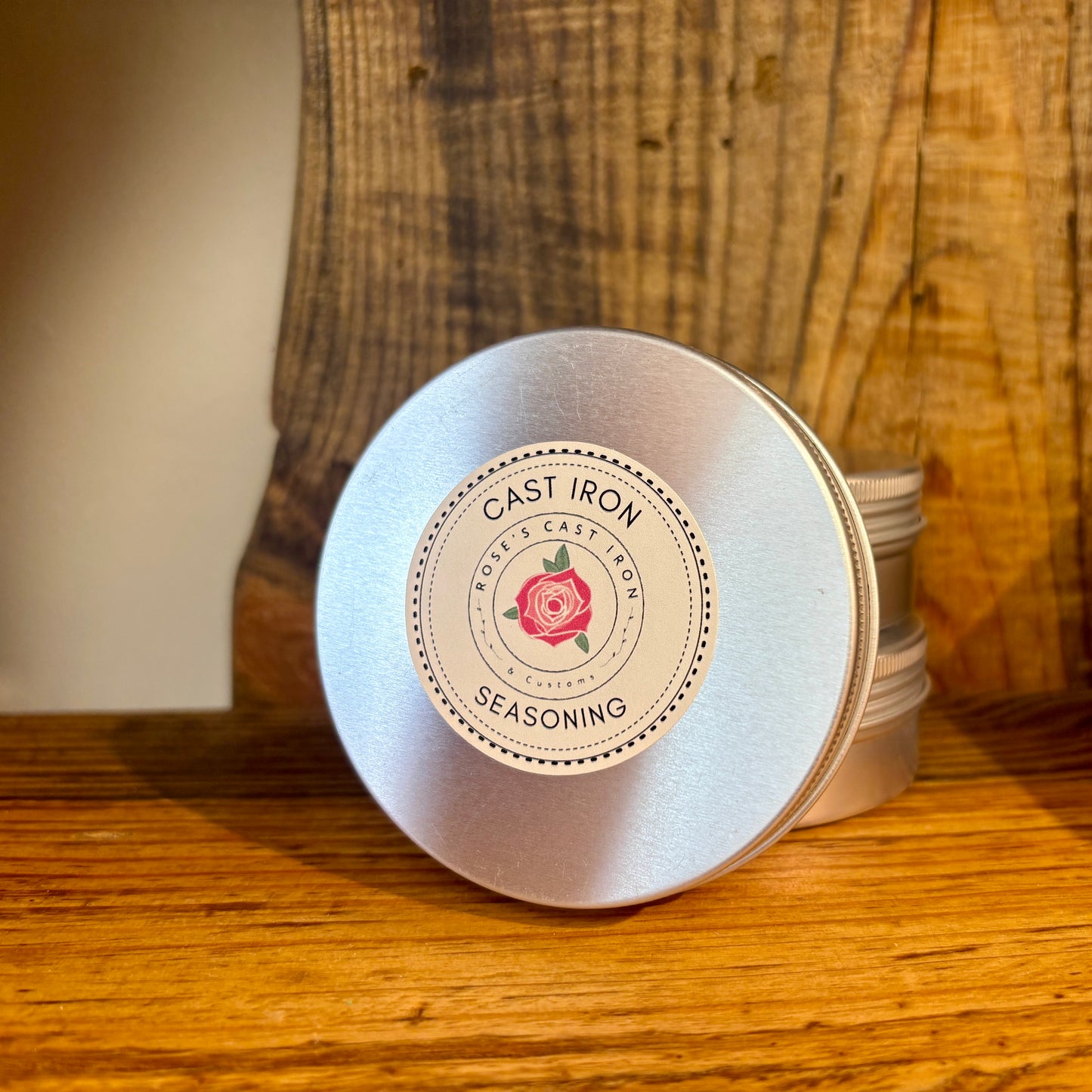 Rose's Cast Iron Seasoning Paste - 4 oz. tin