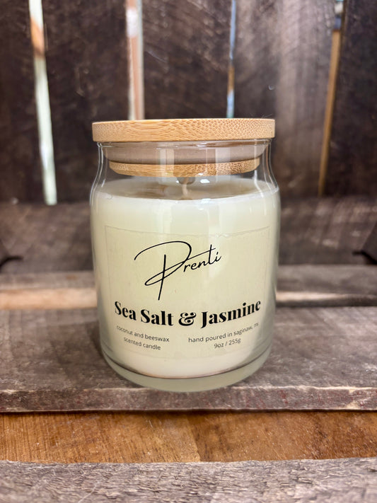 Sea Salt & Jasmine - 9 oz. Candle
