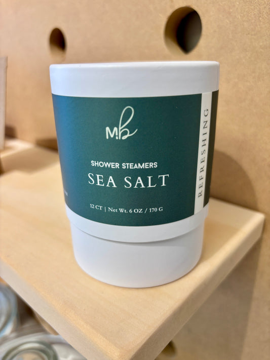 Sea Salt Shower Steamer Tube (12 count)