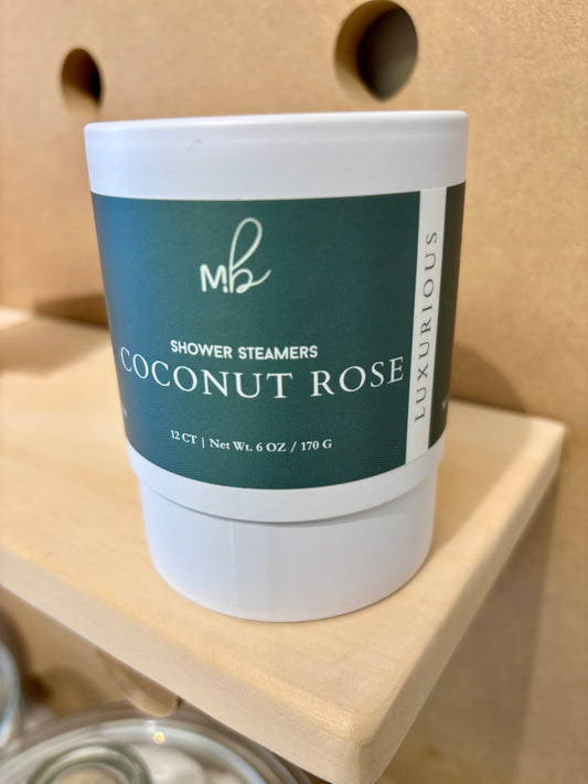 Coconut Rose Shower Steamer Tube (12 count)
