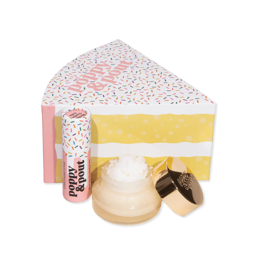 Poppy & Pout Birthday Lip Care Duo