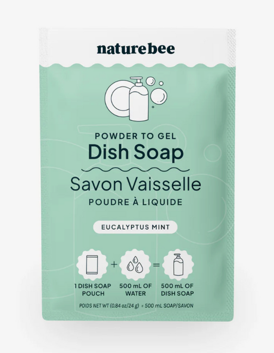 Nature Bee Dish Soap - Powder to Gel Packet