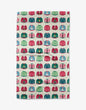 Geometry Holiday Tea Towel