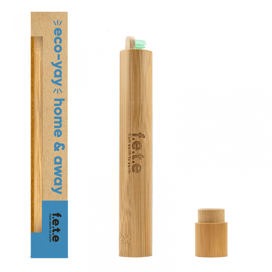 Bamboo Toothbrush Travel Case