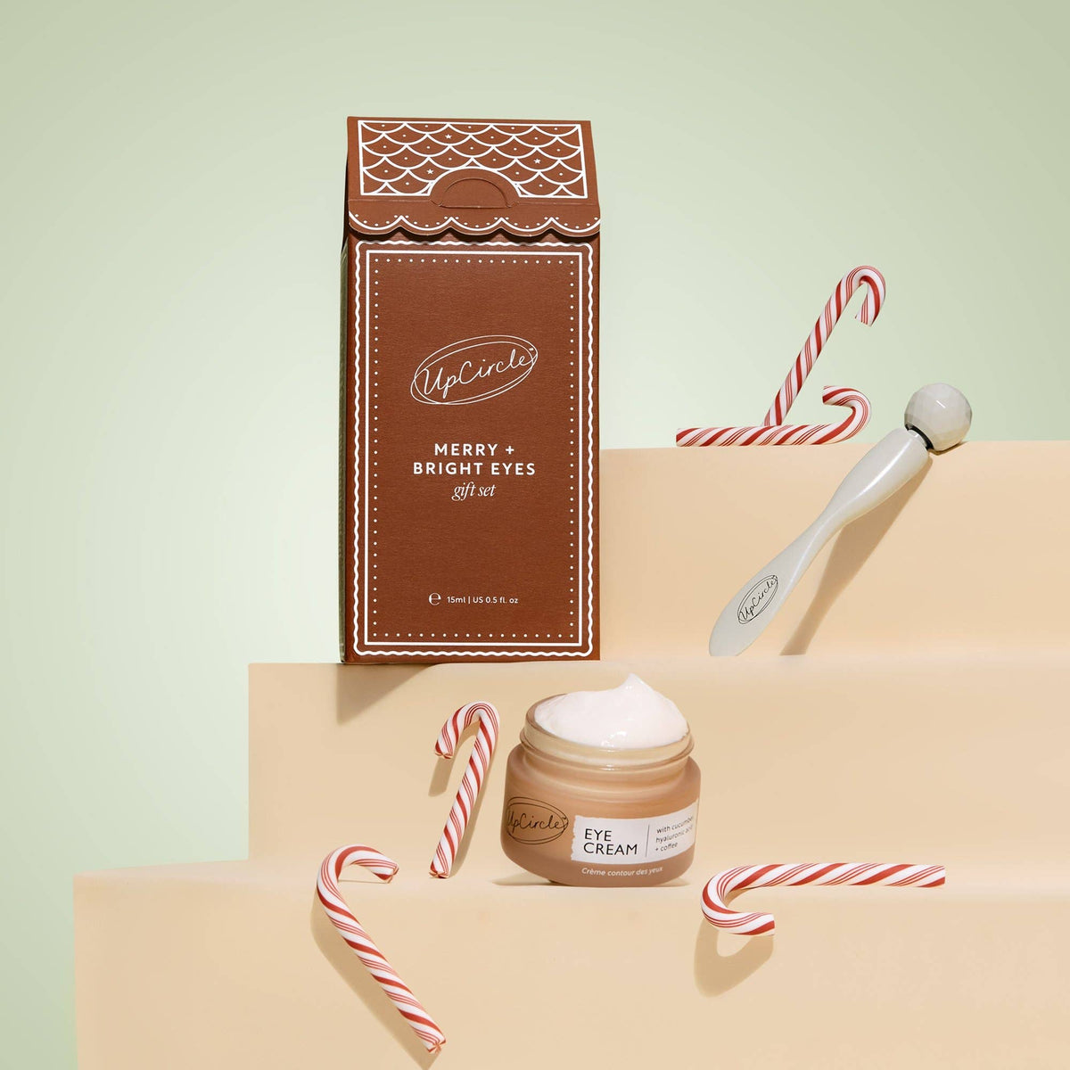 'Merry + Bright Eyes' Gingerbread Christmas Holiday Gift Set