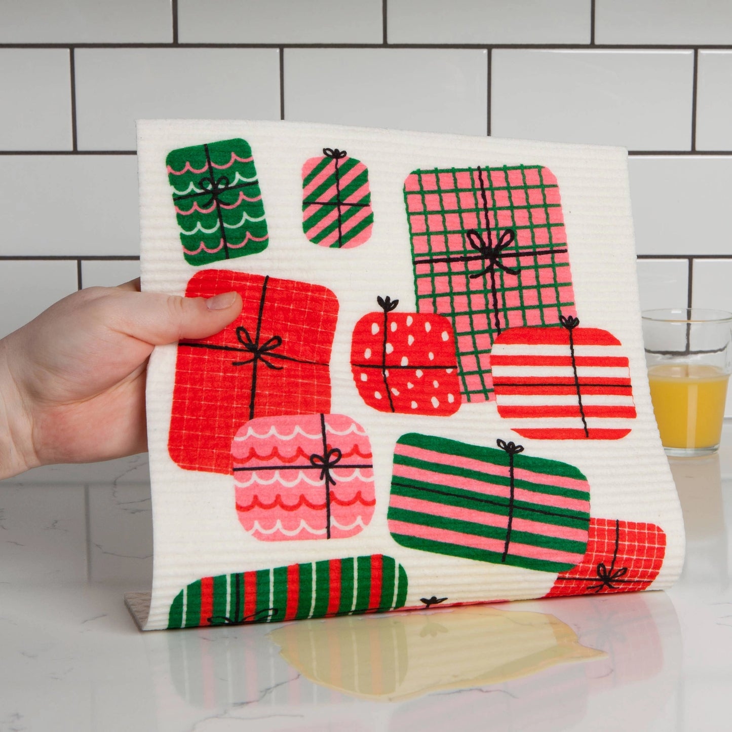 Large Holiday Swedish Dish Cloth