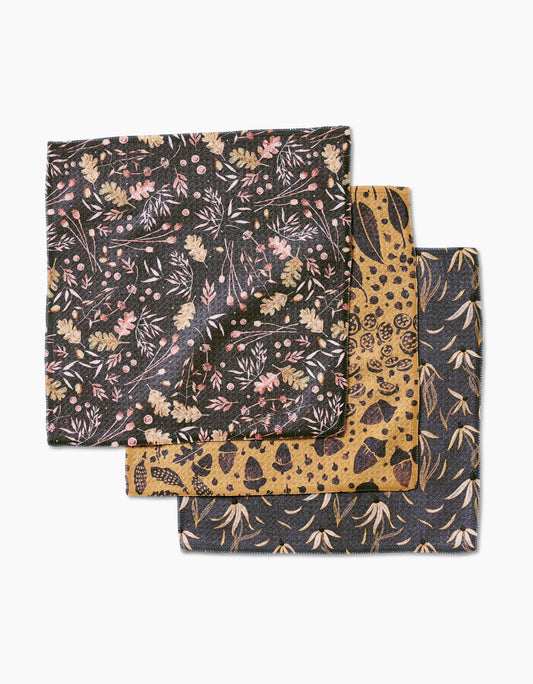 Geometry Autumn Harvest Dishcloth Set